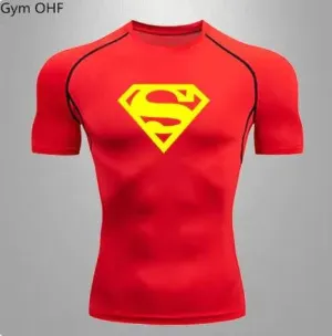 Men's Quick Dry Compression T-Shirt for Sports and Gym