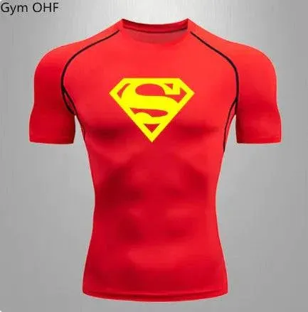 Men's Quick Dry Compression T-Shirt for Sports and Gym