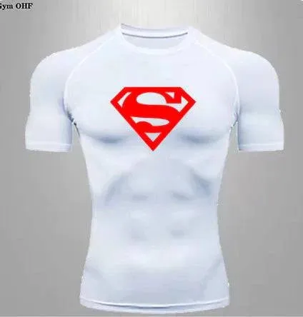 Men's Quick Dry Compression T-Shirt for Sports and Gym