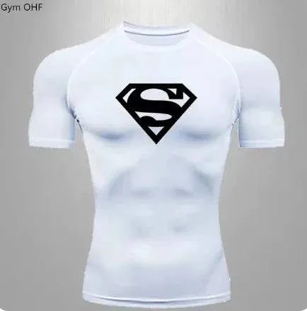 Men's Quick Dry Compression T-Shirt for Sports and Gym