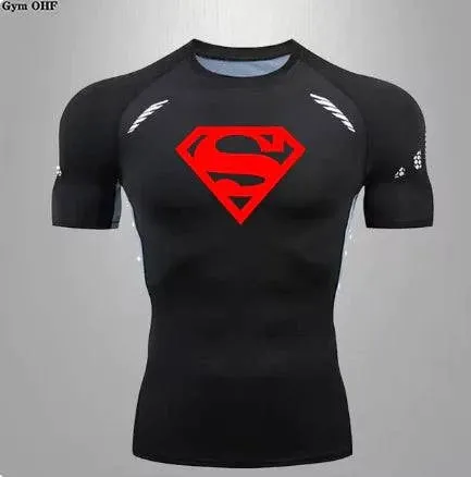Men's Quick Dry Compression T-Shirt for Sports and Gym