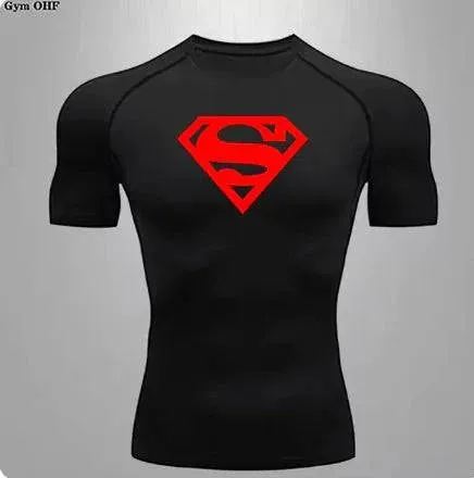 Men's Quick Dry Compression T-Shirt for Sports and Gym