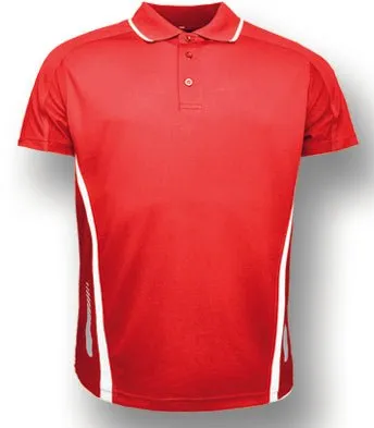 MENS REFLECTIVE CONTRAST SPORTS POLO