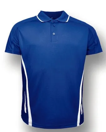 MENS REFLECTIVE CONTRAST SPORTS POLO