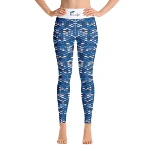 Mermazing Performance Leggings (Blue)