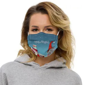 Merry Christmas, Gifts and Gnome Premium Face Mask