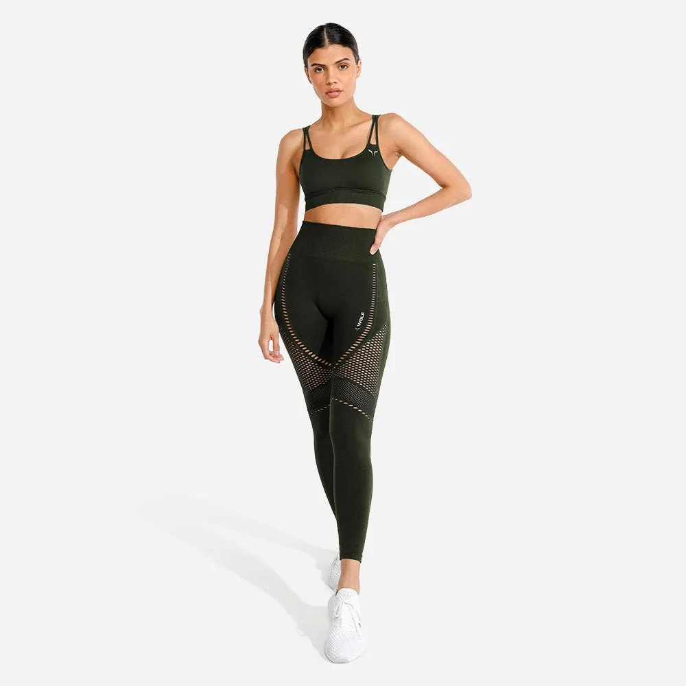 Meta Seamless Leggings - Khaki