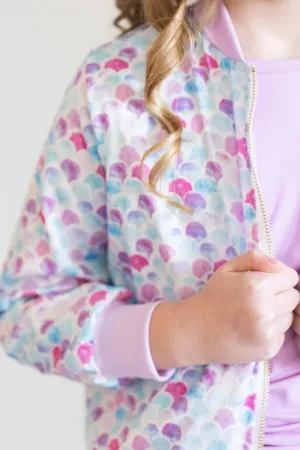 Mila & Rose Mermaid Scales Satin Jacket