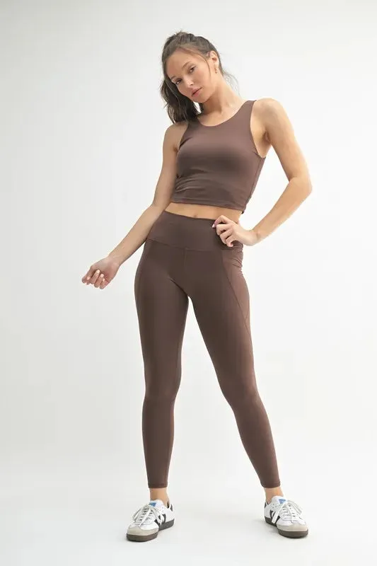 MONO B Venice Cloud Light Sculpt High-Waisted Leggings
