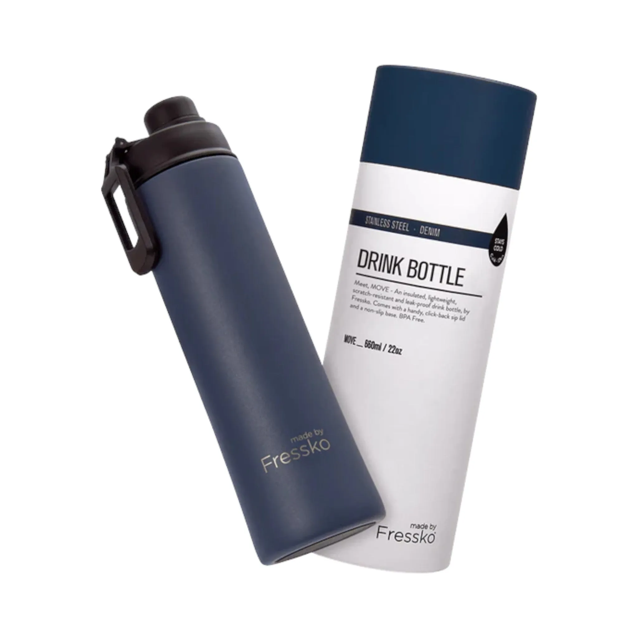 Move 660ml Sip Flask Denim