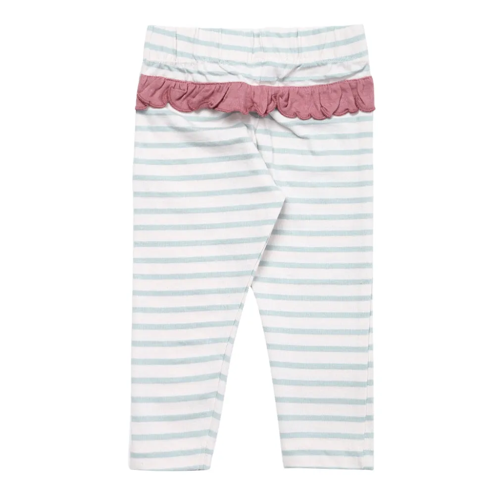 Multicoloured Animal Forest Print Top And Legging Set