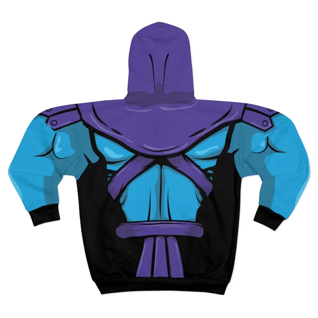 Myah Skeletor / He-man AOP Unisex Zip Hoodie