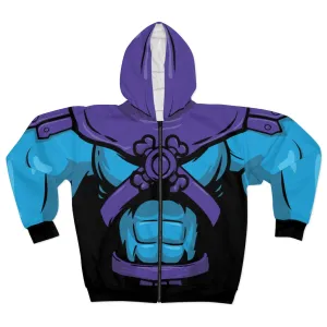 Myah Skeletor / He-man AOP Unisex Zip Hoodie