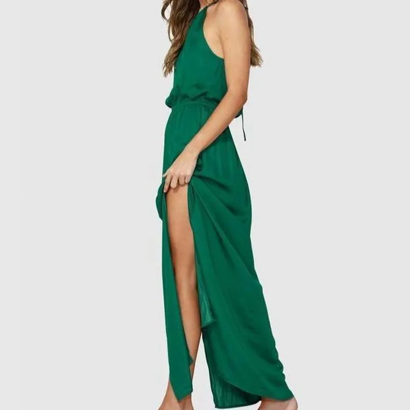 Naples Halter Maxi Dress