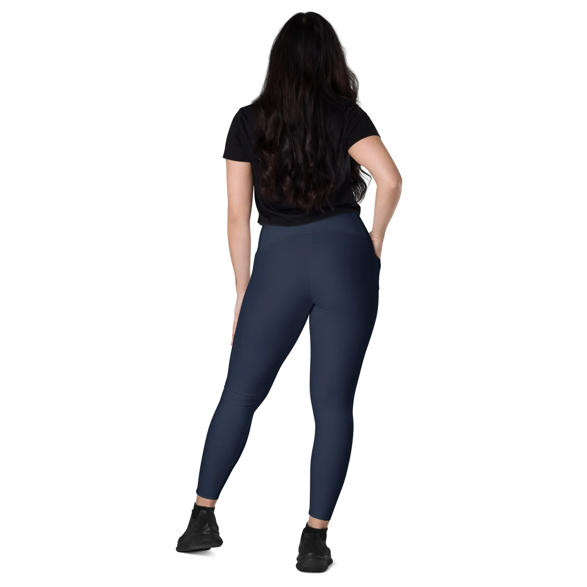 Navy Blue Chaitanya Abara Pocket Leggings