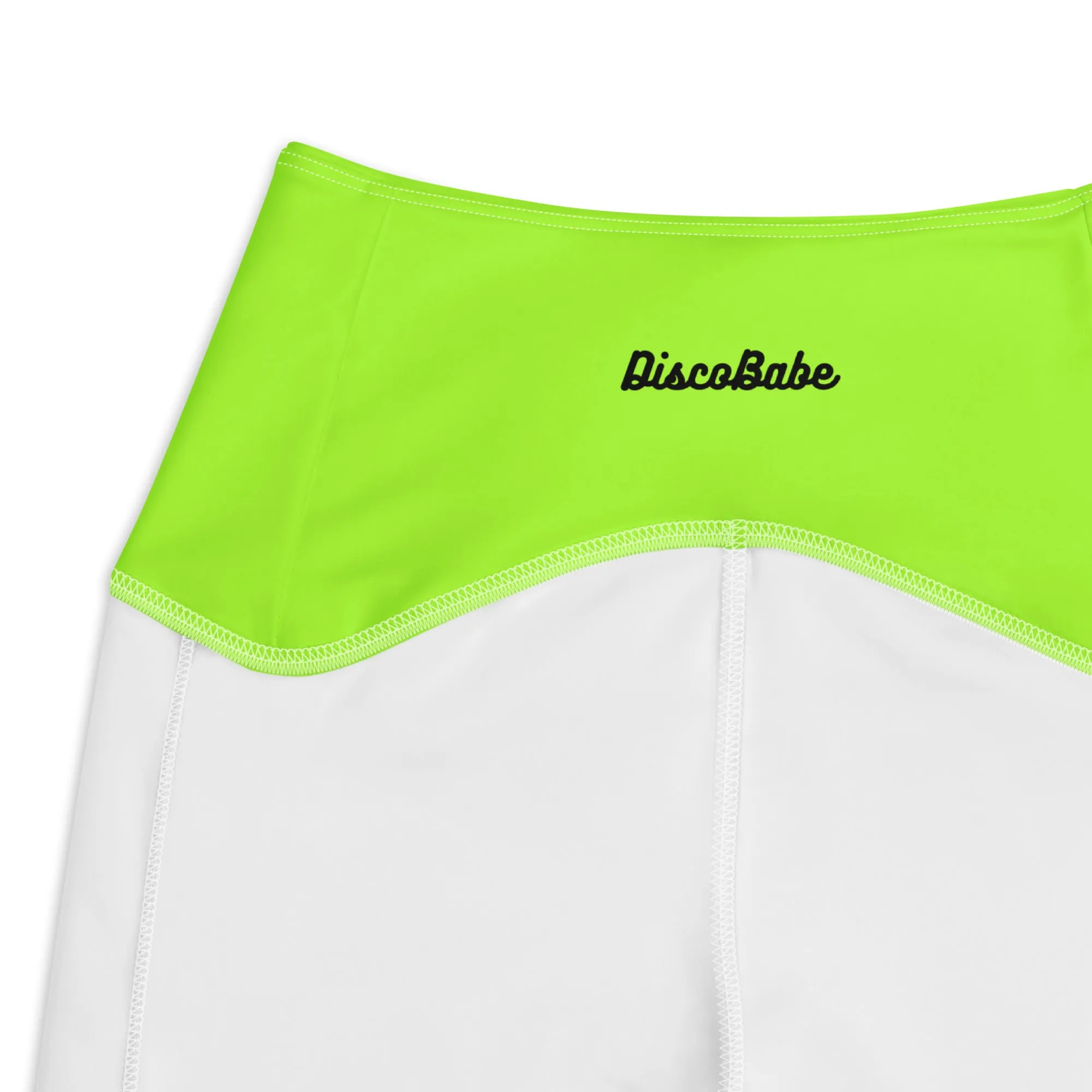 Neon Green Leggings with Pocket