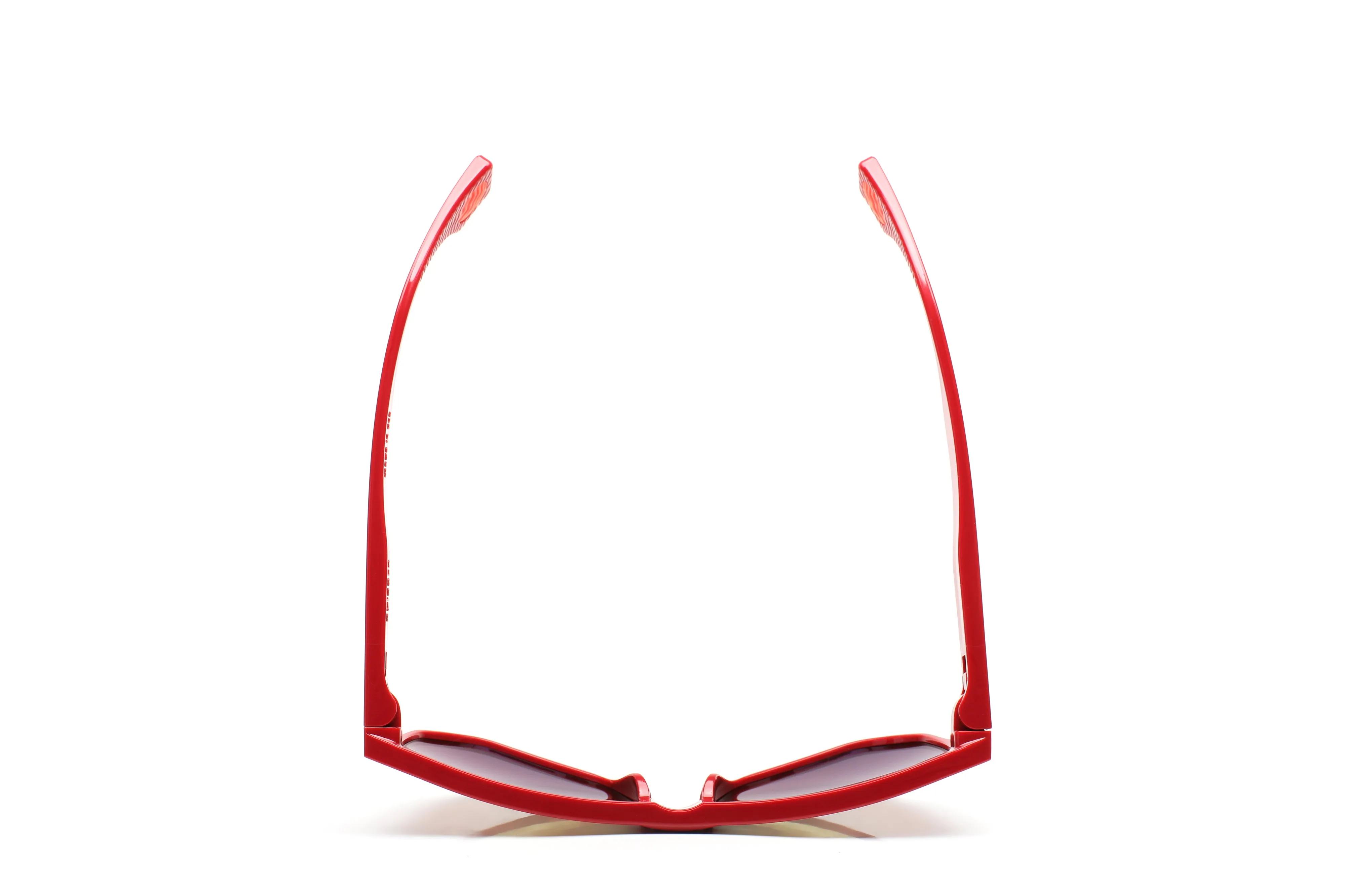 NYLAARN Bio-Red “Just Red” Blend Sunglasses - Solid Tan   Red Mirror Lens
