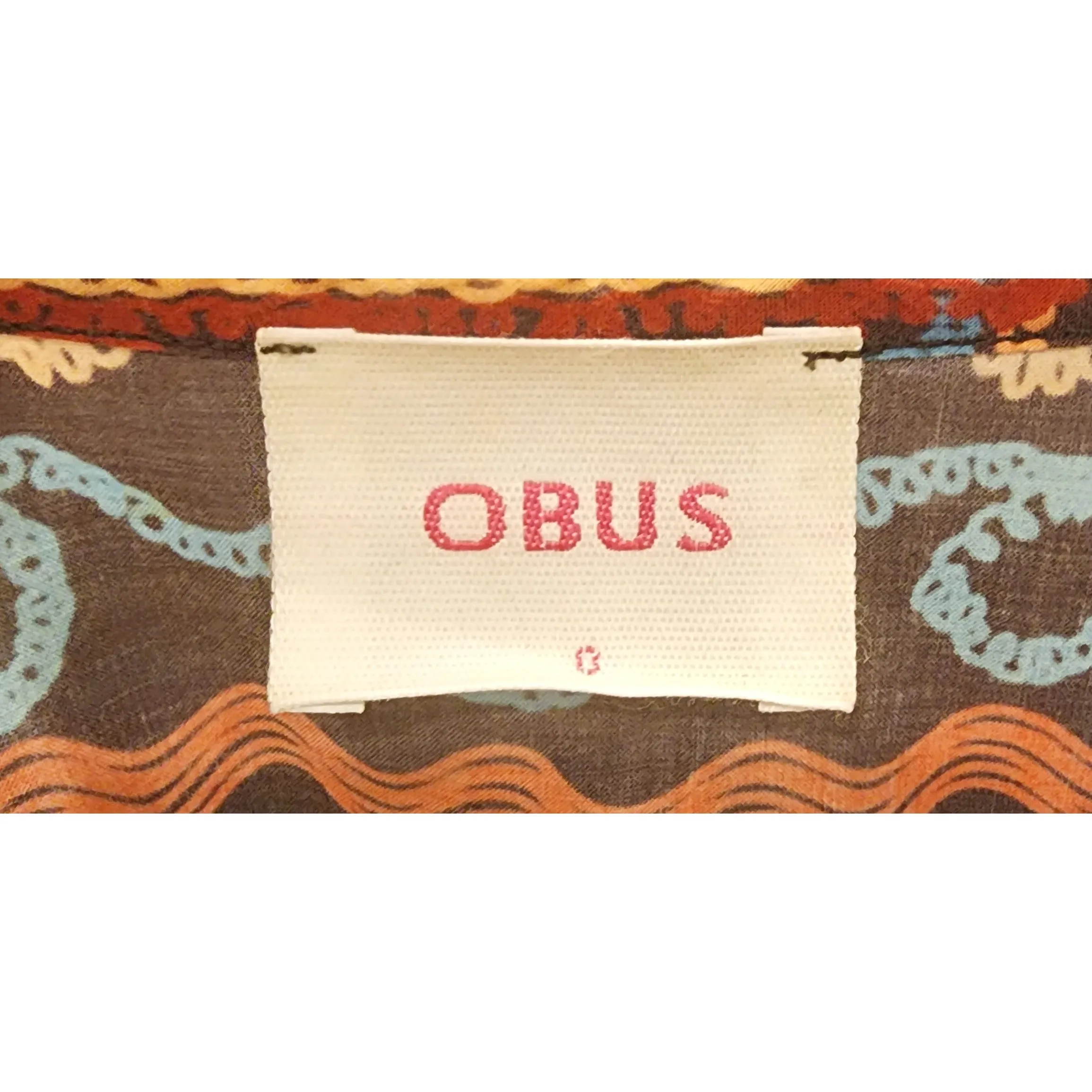 Obus colourful squiggle print oversize smock top size 0 (fits sizes 6-small 12)