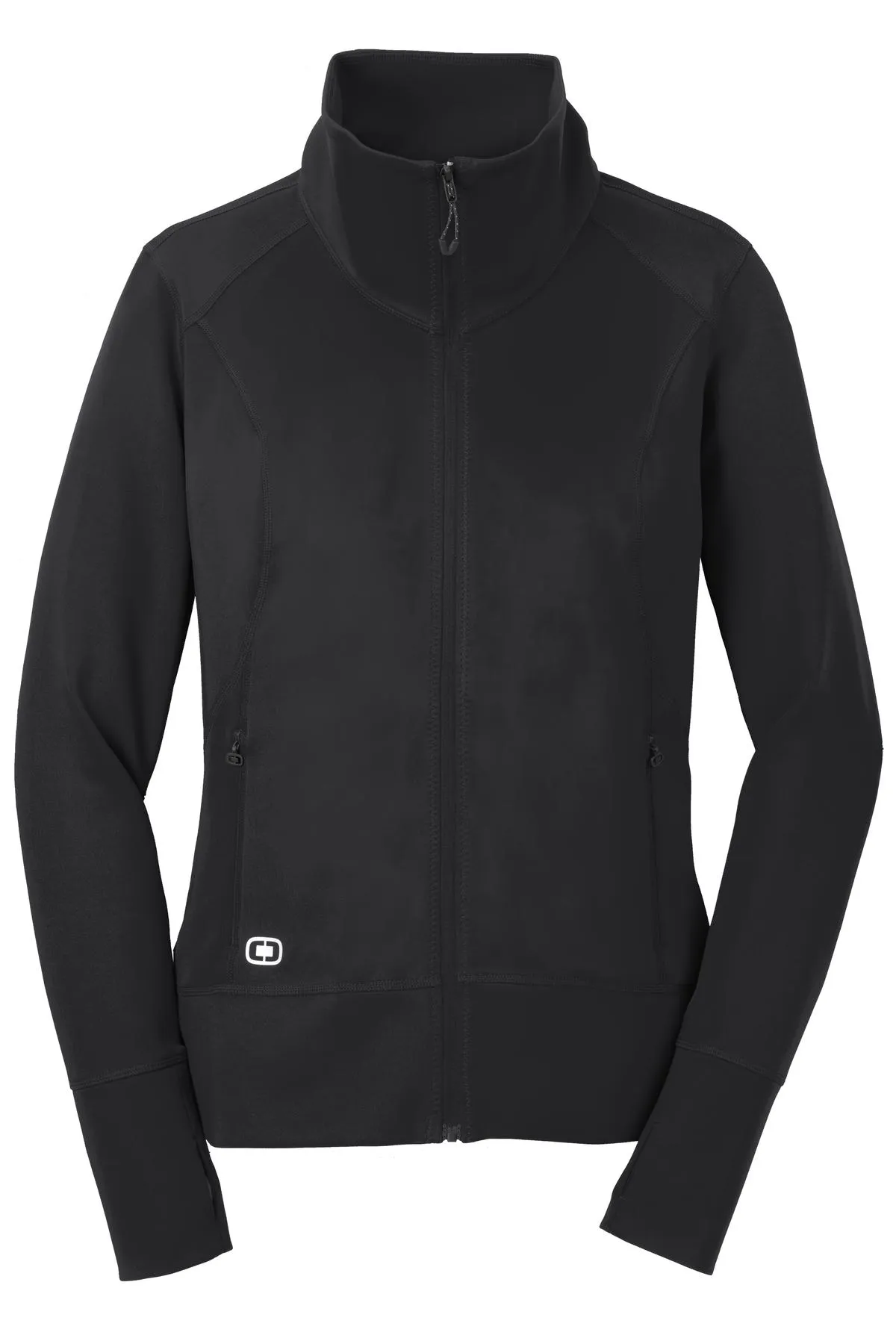 OGIO Women's Fulcrum Full-Zip. LOE700 Blacktop