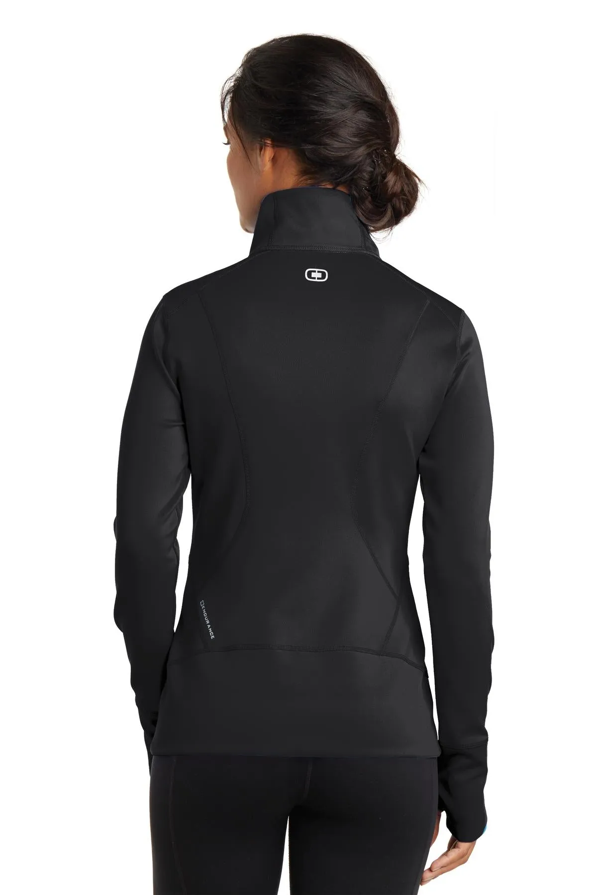 OGIO Women's Fulcrum Full-Zip. LOE700 Blacktop
