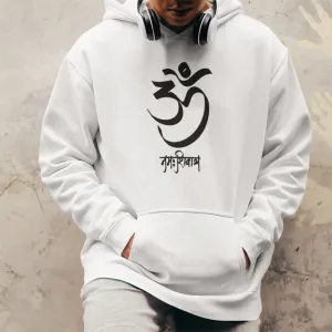 Om Namah Shivaya Men Printed Hoodie