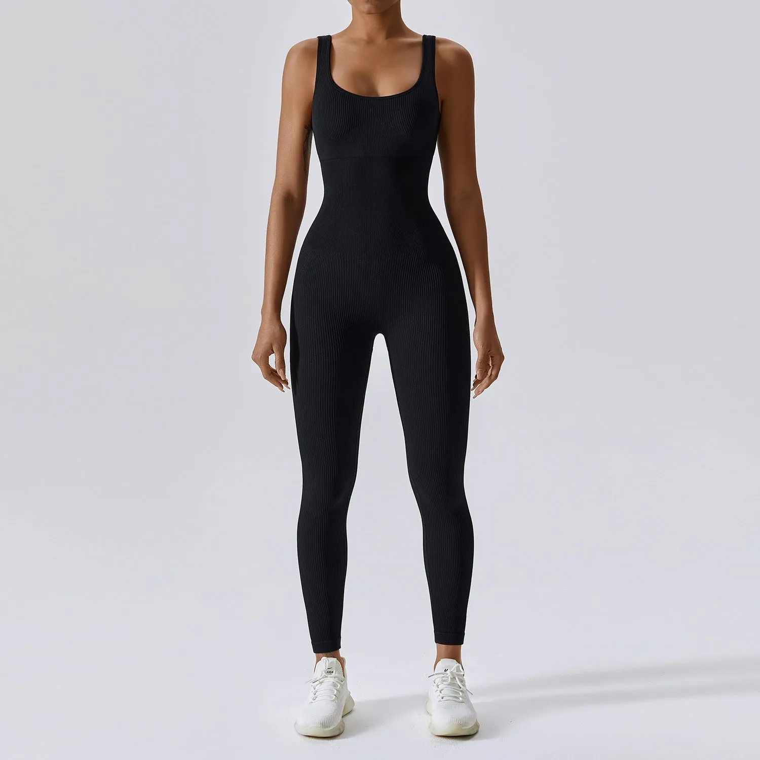 One-piece Yoga Suit Abdominal Slimming Exercise Elastic Tight