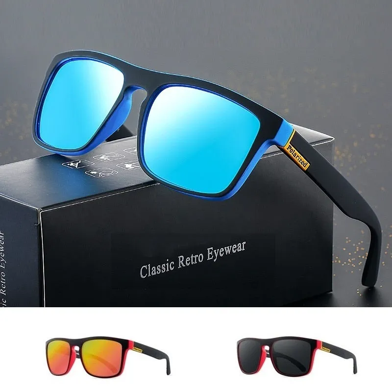 Oversized Polarized Men Women Sports Square Sunglasses