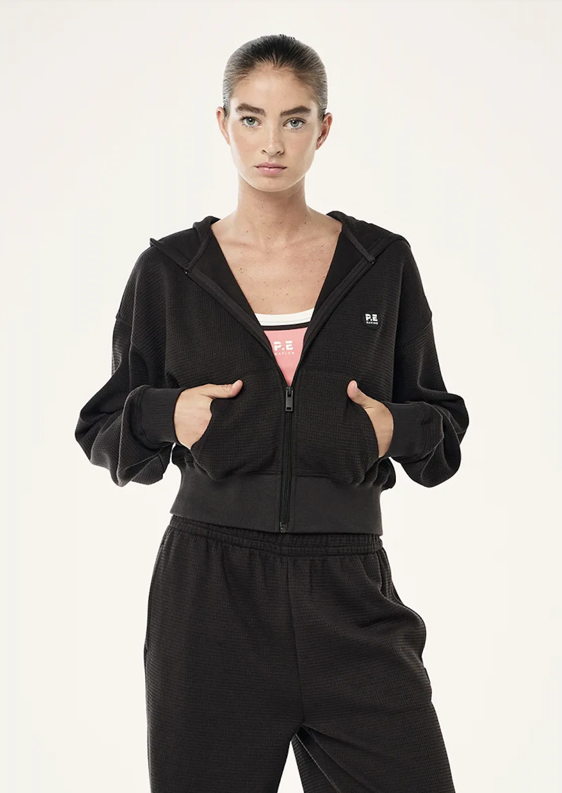P.E NATION Printemps Zip Through - Licorice