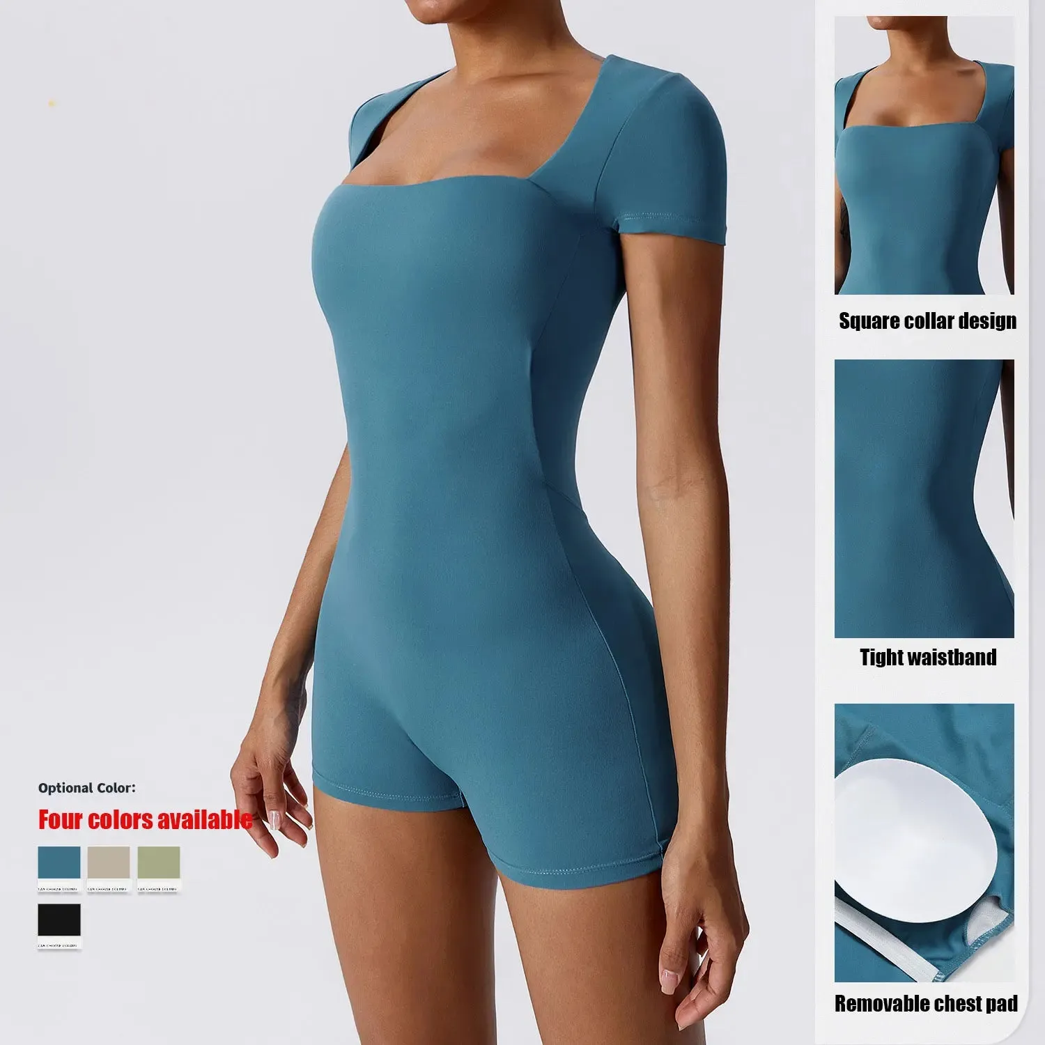 Pearl - One Piece Jumpsuit with sleeves - available in 4 colours