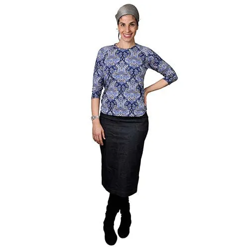 Pencil Skirt - Cotton Stretch Twill