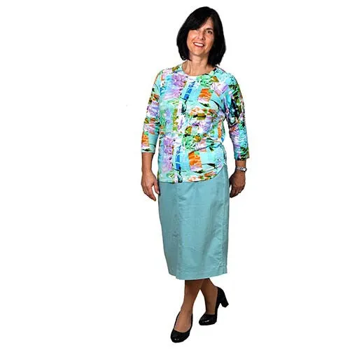 Pencil Skirt - Cotton Stretch Twill
