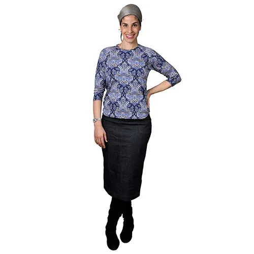 Pencil Skirt - Cotton Stretch Twill