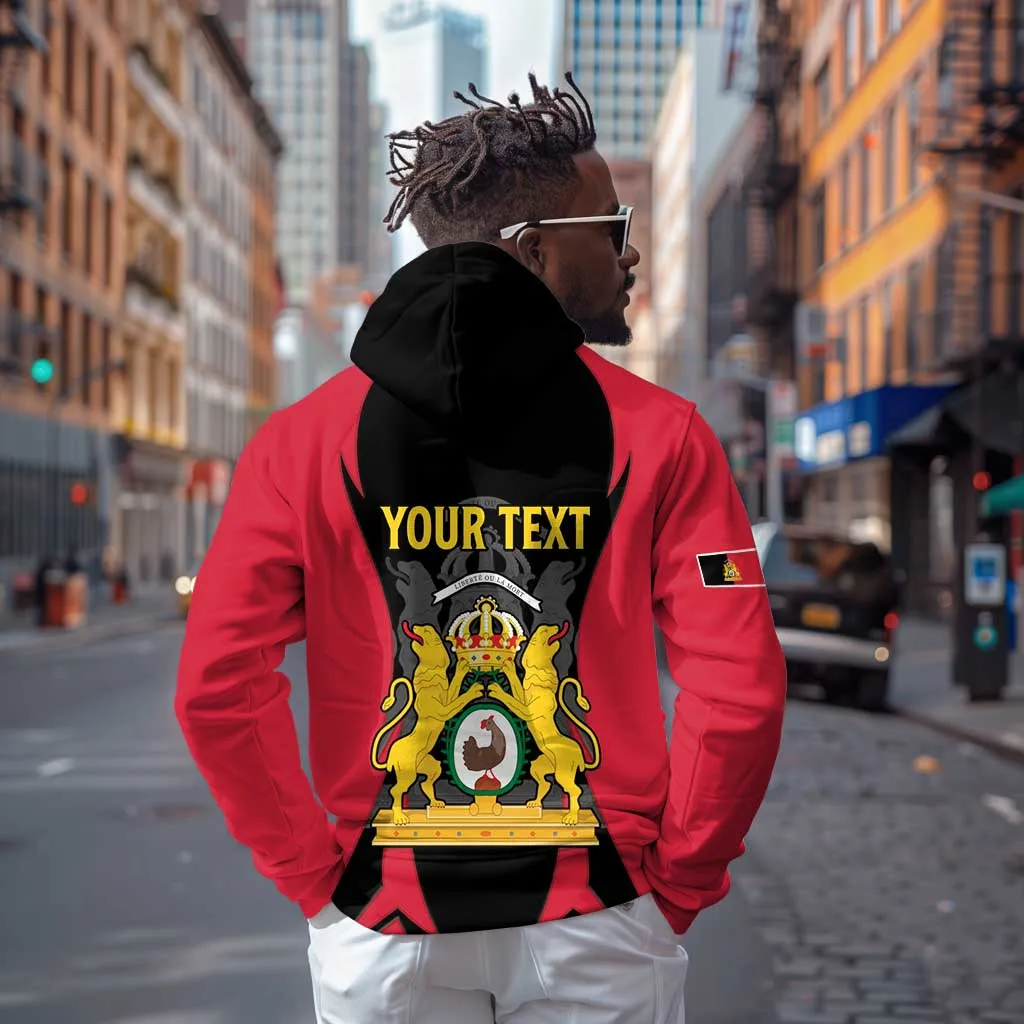 Personalised First Empire Of Haiti Zip Hoodie Coat Of Arms Sporty Style LT15