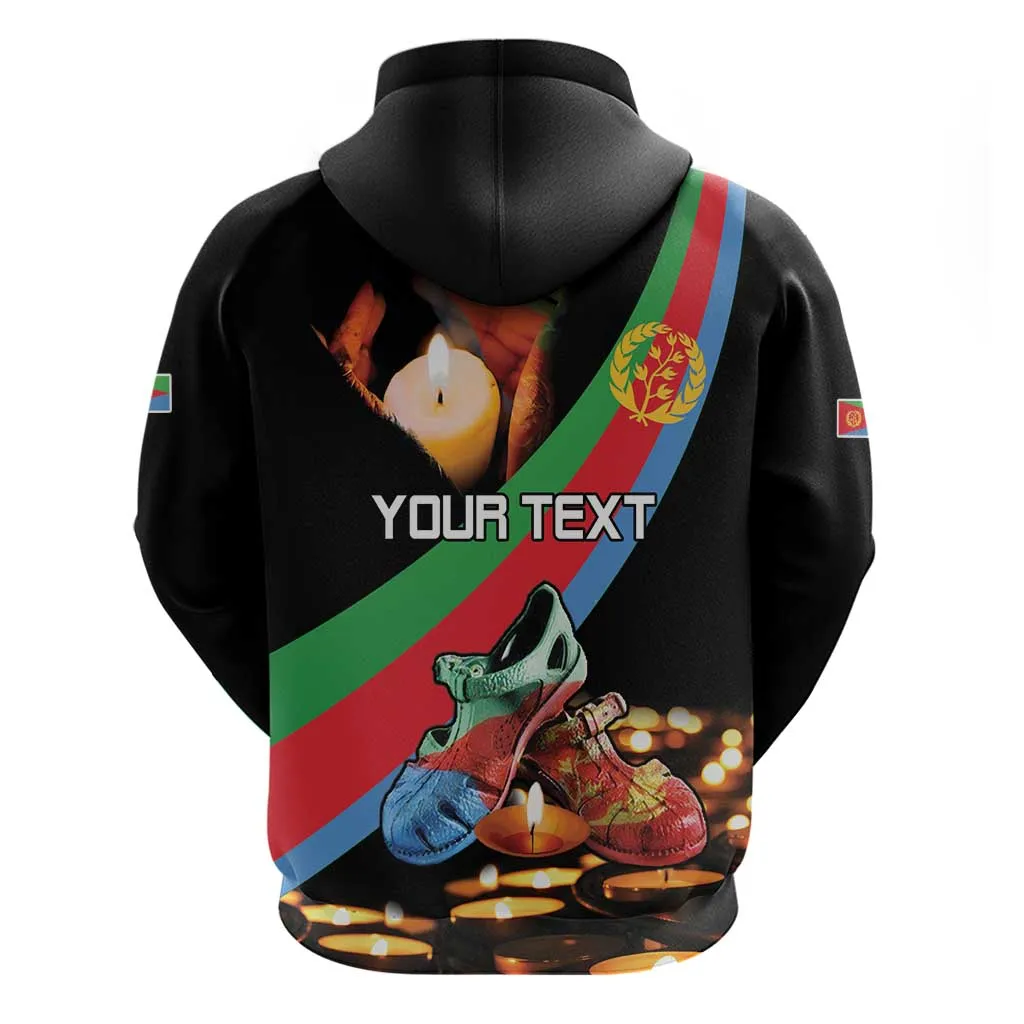 Personalized Eritrea Martyrs Day Zip Hoodie Candlelight Vigil Remembering Our Heroes LT15