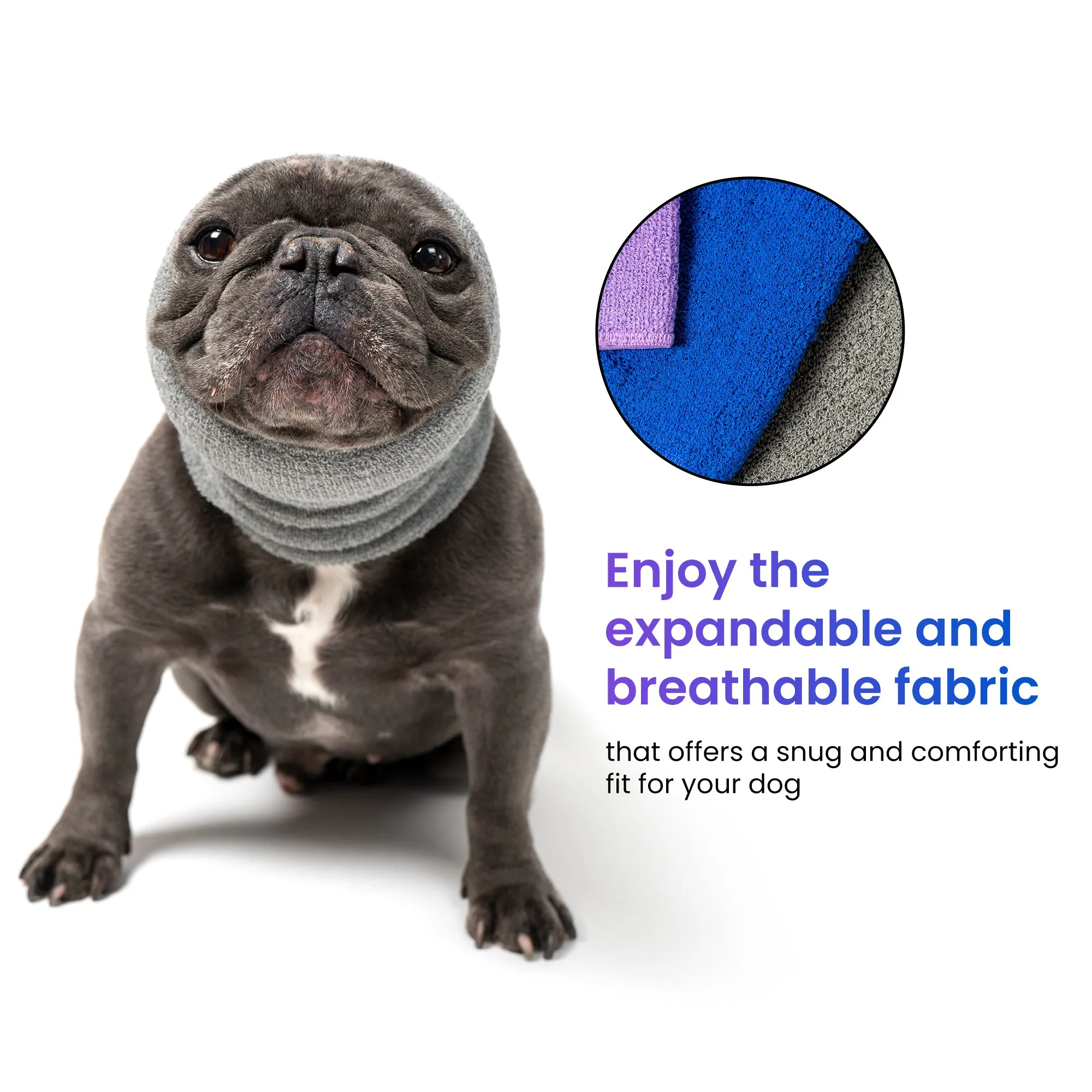 Pet Hoodz for Dogs-Anxiety, Grooming, Ear Muffs, Dog Ear Protection, Calming Hood, Ear Compression, Pet Hoodie, Dog Hoodie, Dog Ear Wrap