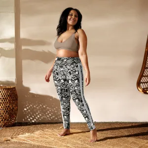 Physical Strength Slogan Yoga Leggings