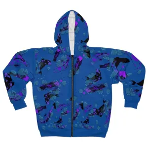 Plumskum Koi Dream AOP Unisex Zip Hoodie