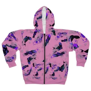 Plumskum Koi Dream AOP Unisex Zip Hoodie