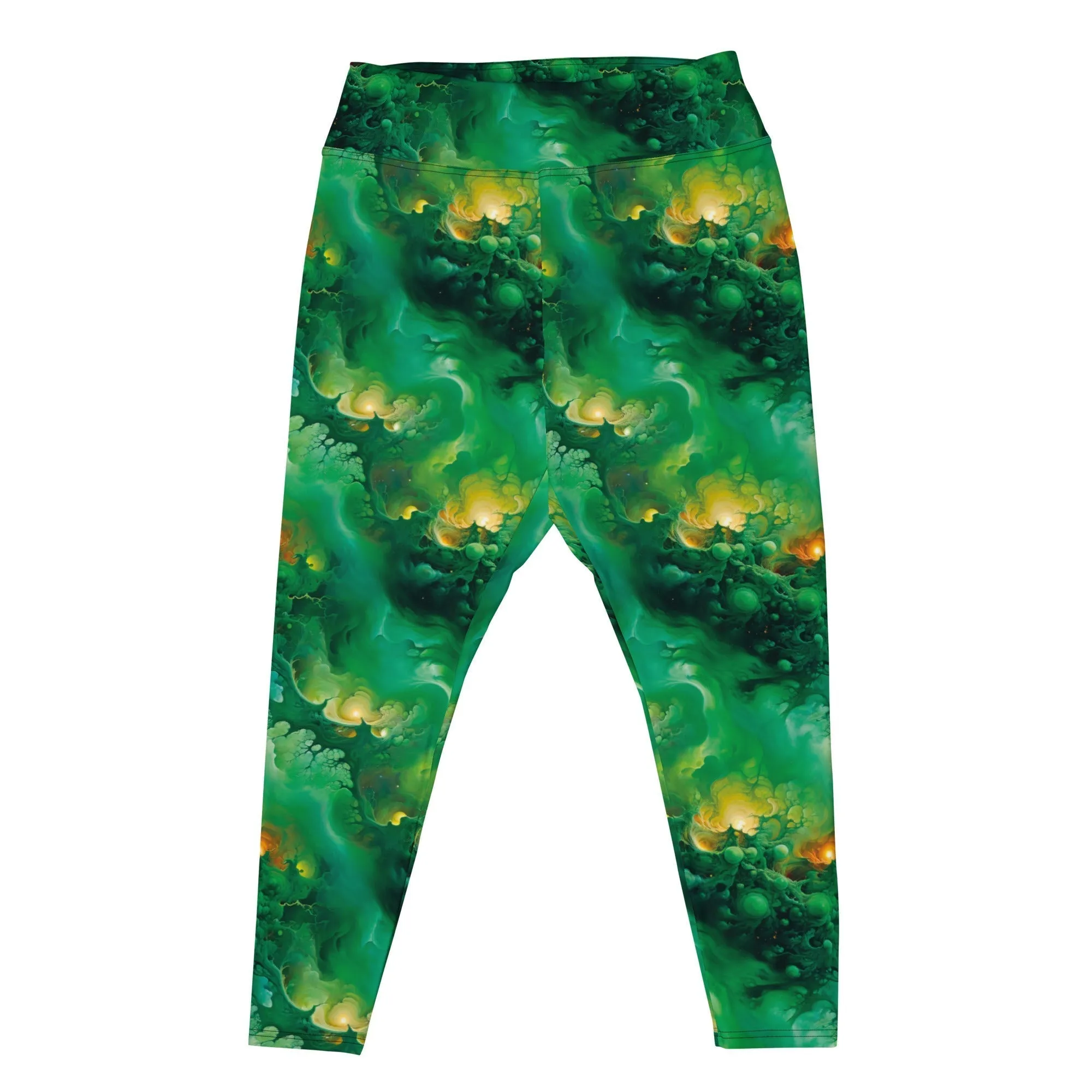 Plus Size Leggings - Viridian Shroud