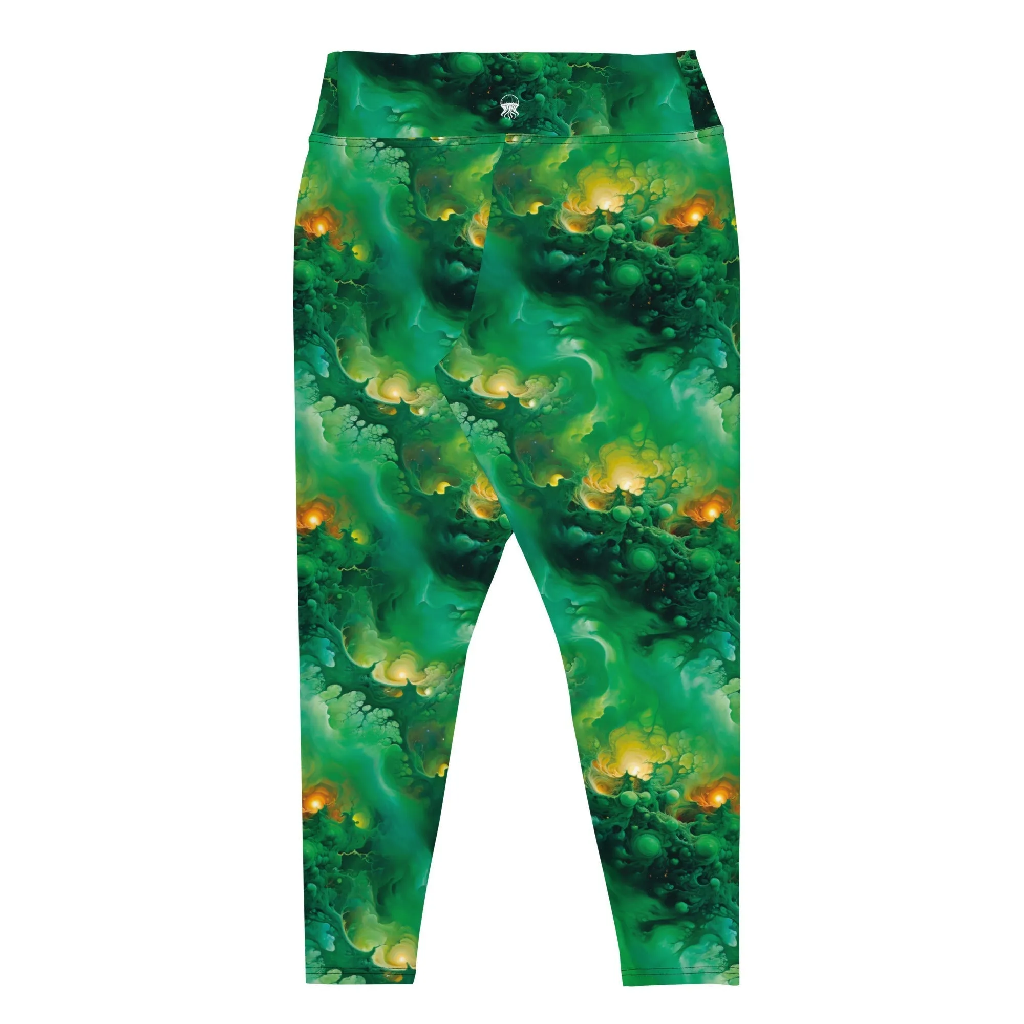 Plus Size Leggings - Viridian Shroud