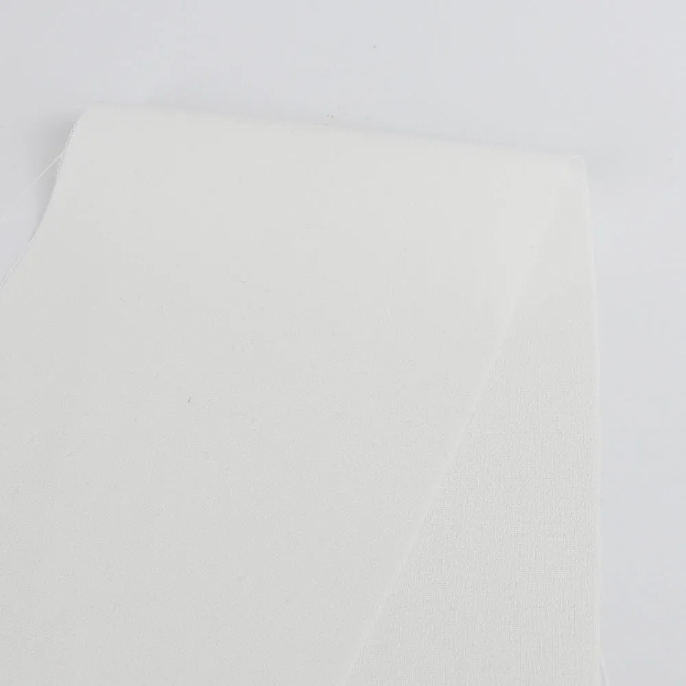 Poly Twill Georgette - Ivory