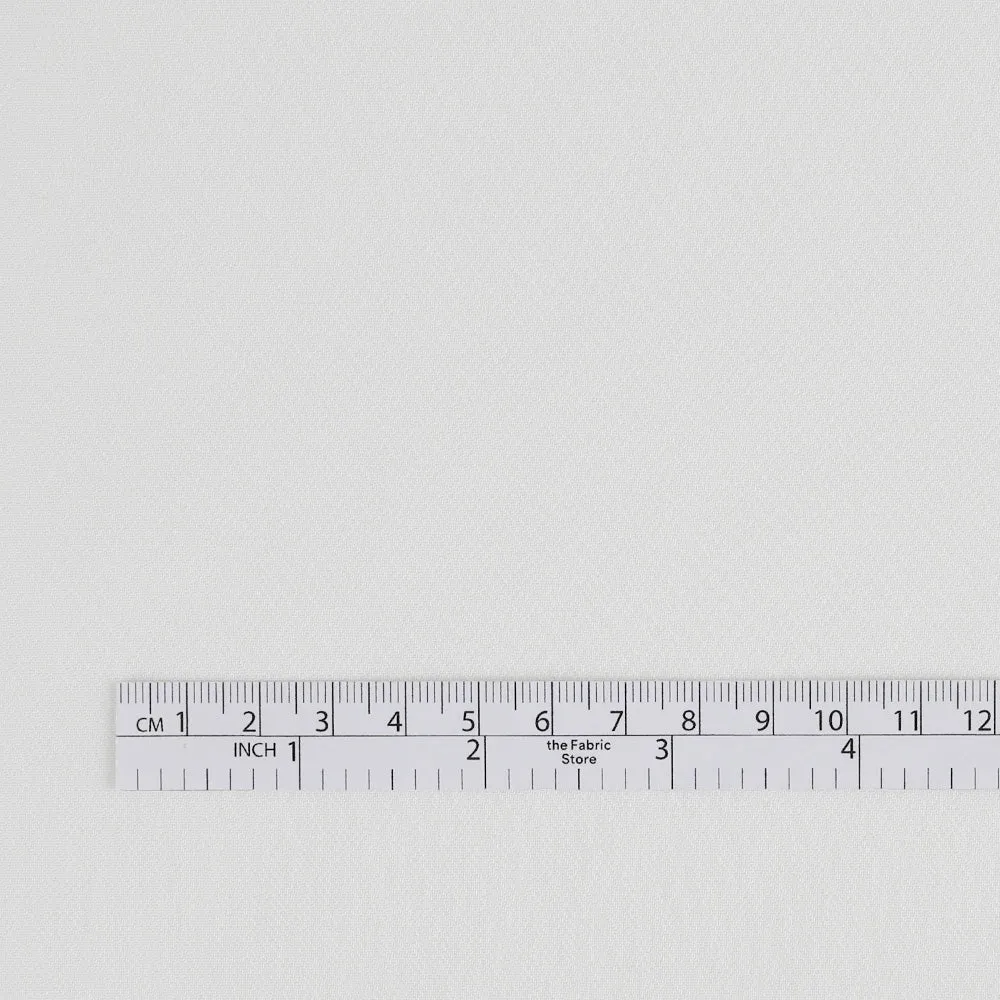 Poly Twill Georgette - Ivory
