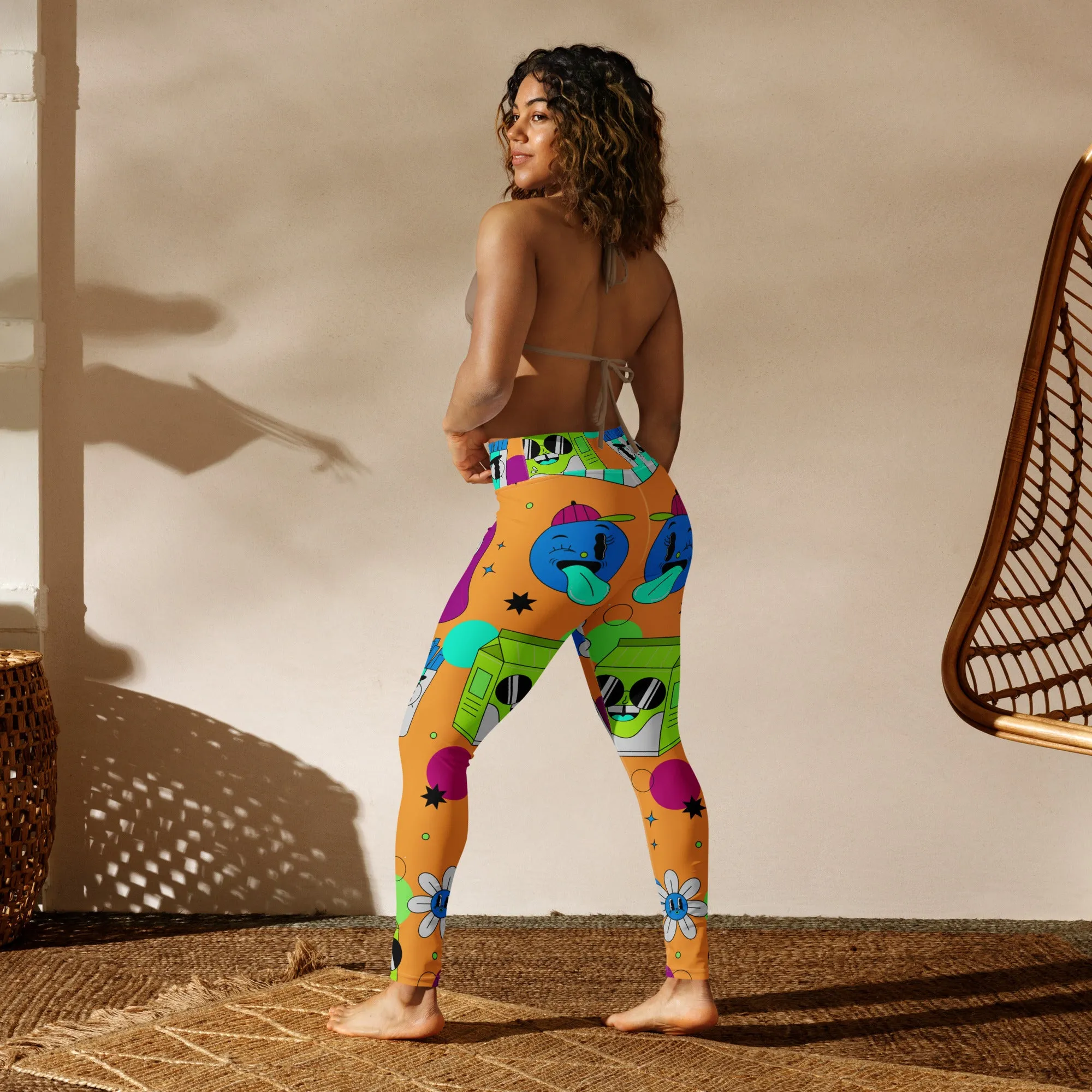 Pop Art Yoga Leggings