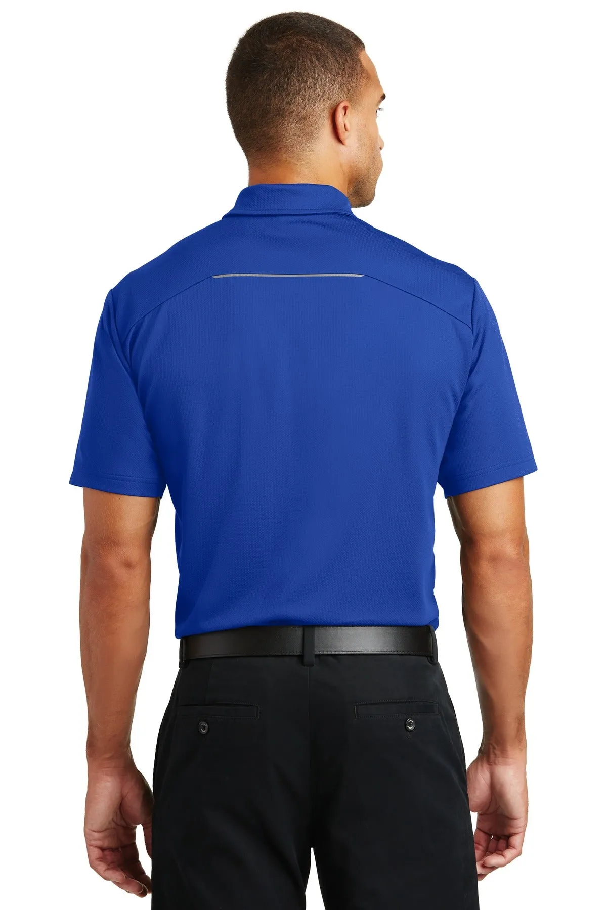 Port Authority Pinpoint Mesh Polo. K580 True Royal