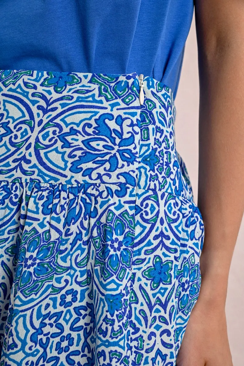 PRINTED MINI SKIRT
