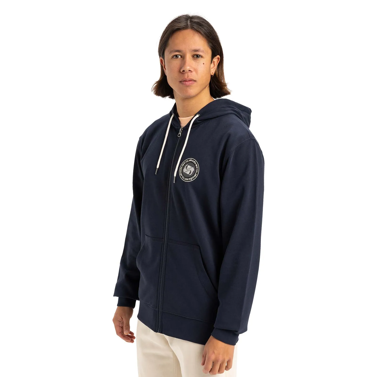 Quiksilver Mens Circle Back Full Zip Hoodie