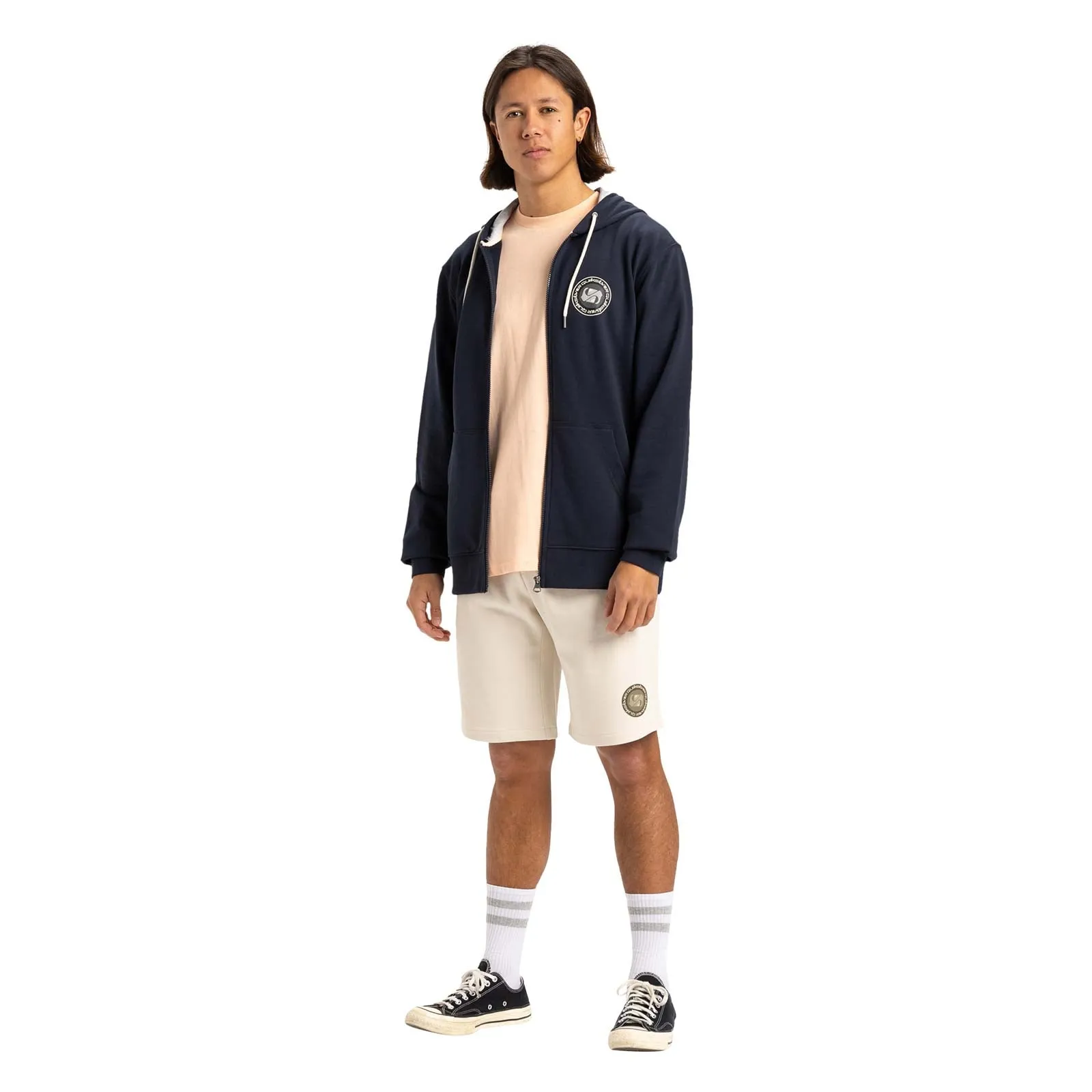 Quiksilver Mens Circle Back Full Zip Hoodie