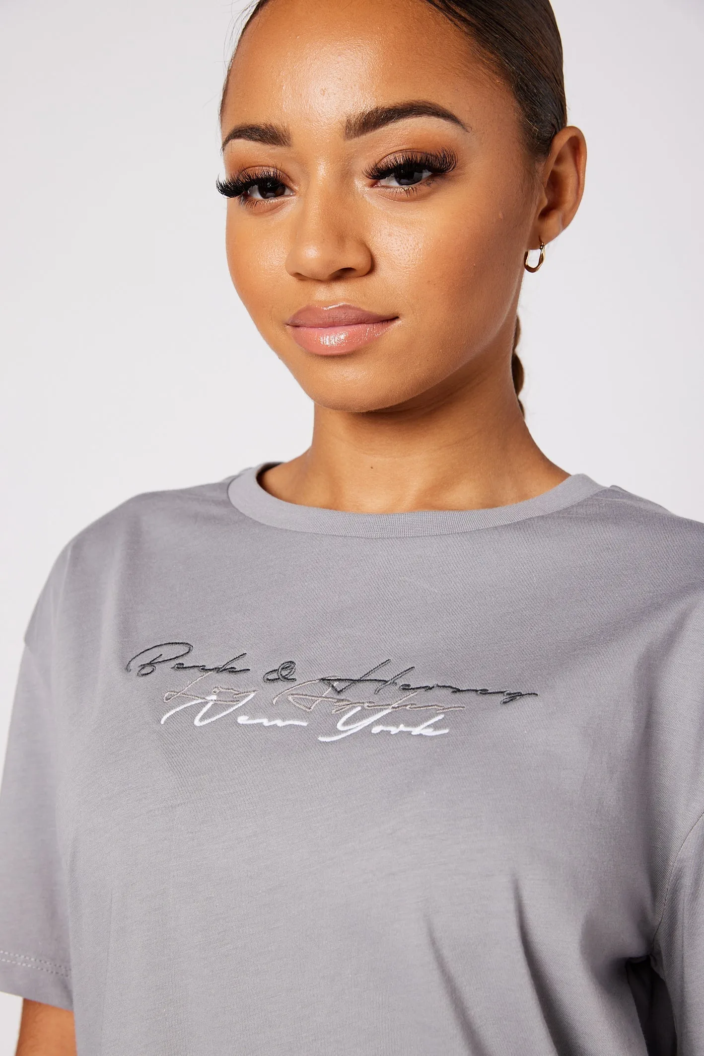 QUINN RELAX FIT T-SHIRT - GREY