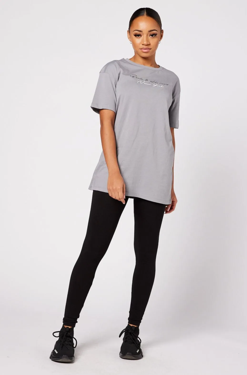QUINN RELAX FIT T-SHIRT - GREY