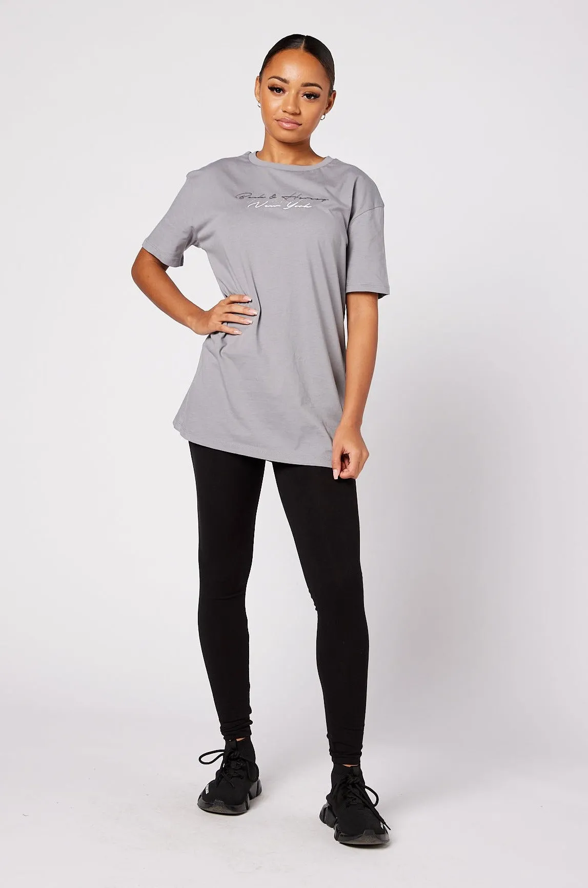 QUINN RELAX FIT T-SHIRT - GREY